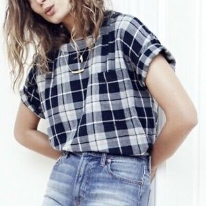Madewell Oversized Plaid Gingham Emporia Shirt